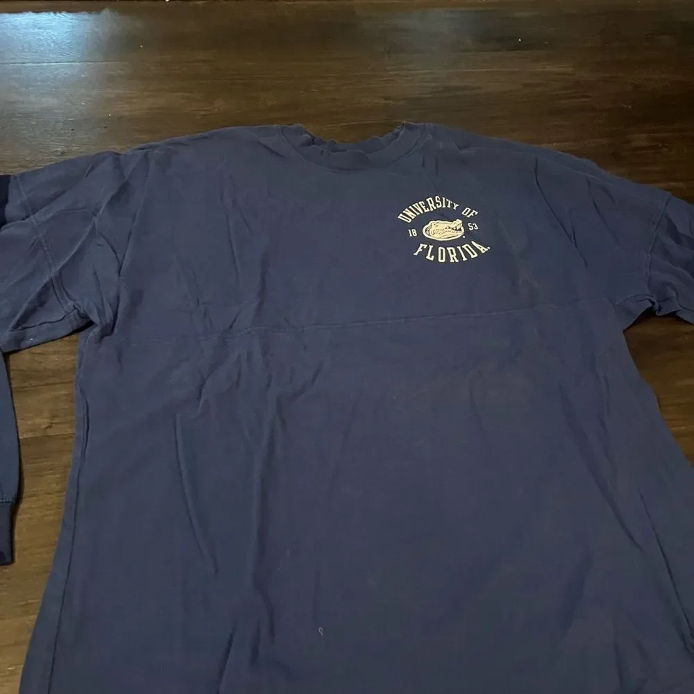 League University of Florida Blue Long Sleeve Tshirt